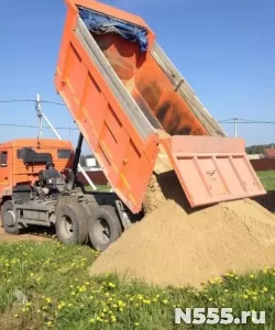 Песок карьерный и доставка песка речного